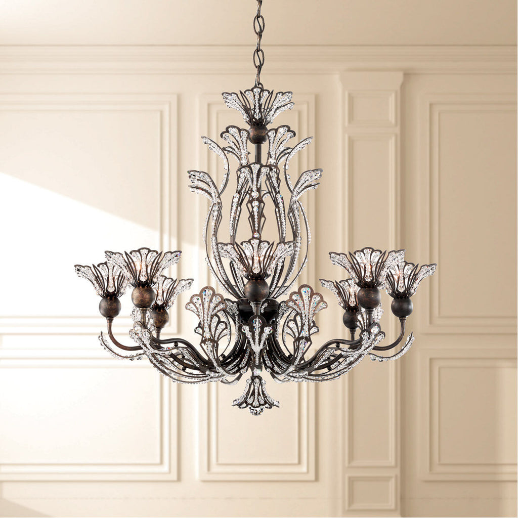 Rivenna 8 Light Crystal Chandelier 26"