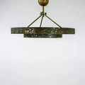 Round Vintage Alabaster Chandelier - Jecanoli