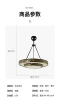 Round Vintage Alabaster Chandelier - Jecanoli