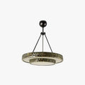 Round Vintage Alabaster Chandelier - Jecanoli