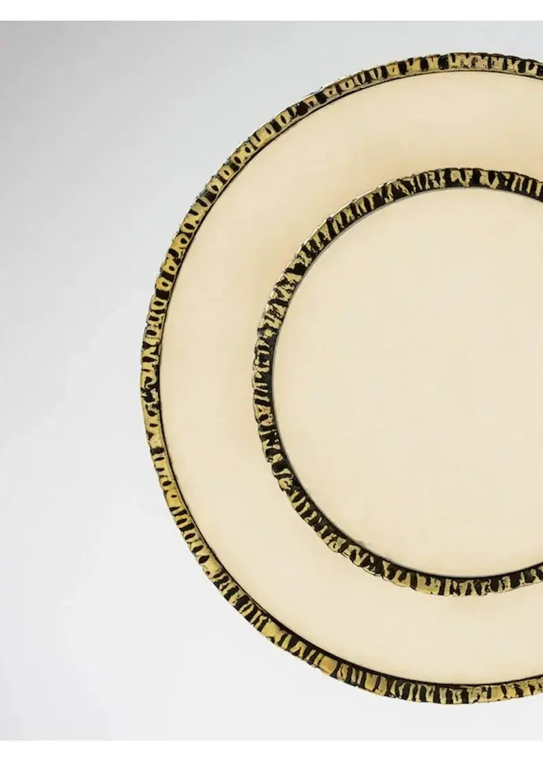 Round Vintage Alabaster Chandelier - Jecanoli