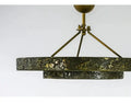 Round Vintage Alabaster Chandelier - Jecanoli