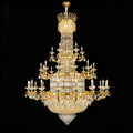 Royal Palace Crown Tiered Crystal Chandelier - 81Lights/D66.93
