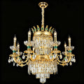 Royal Palace Crown Tiered Crystal Chandelier - 13Lights/D32.28