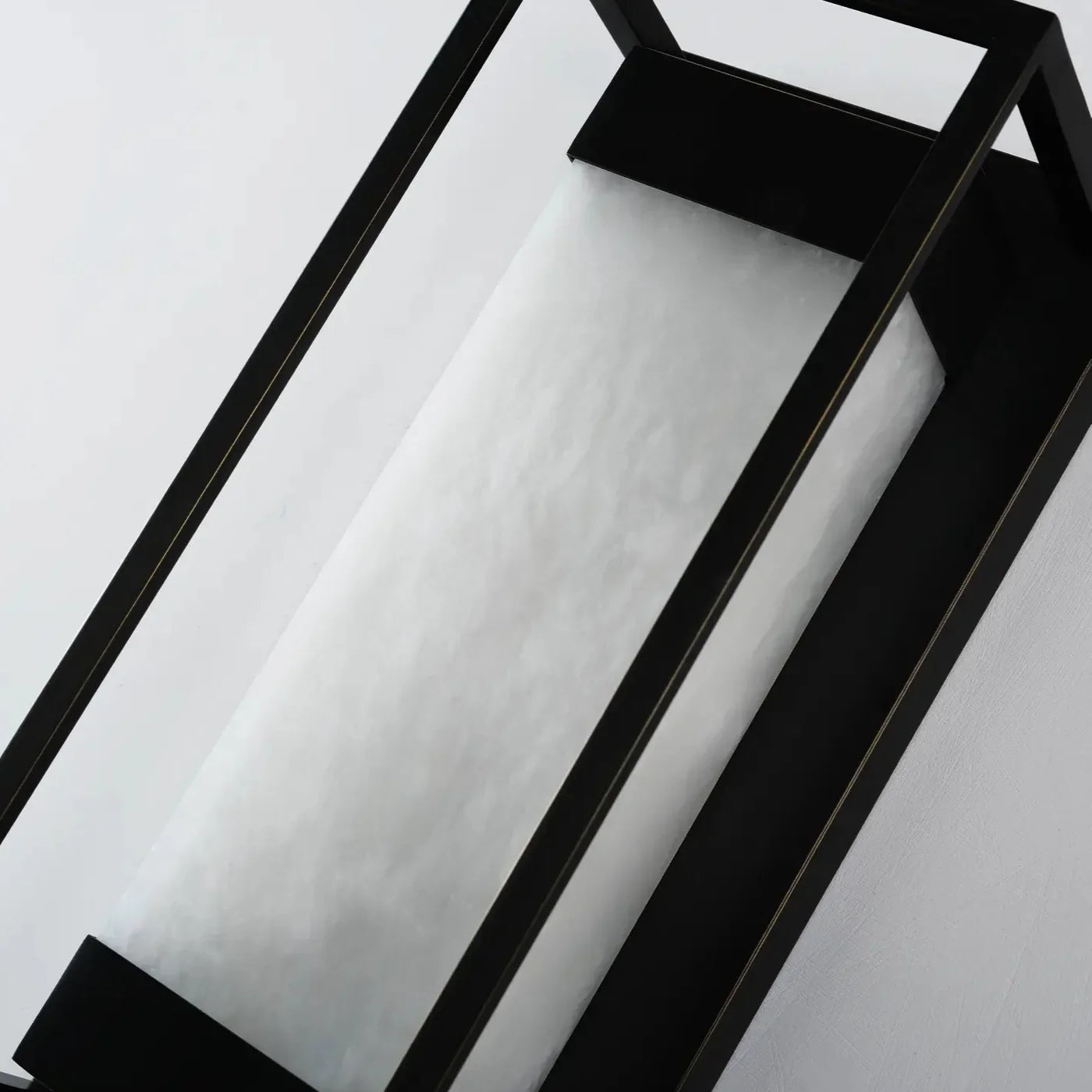 Maurizio Alabaster Square-Shaped Wall Sconces