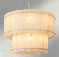 San Marco Alabaster Round Tiered Chandelier 22