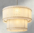 San Marco Alabaster Round Tiered Chandelier 22