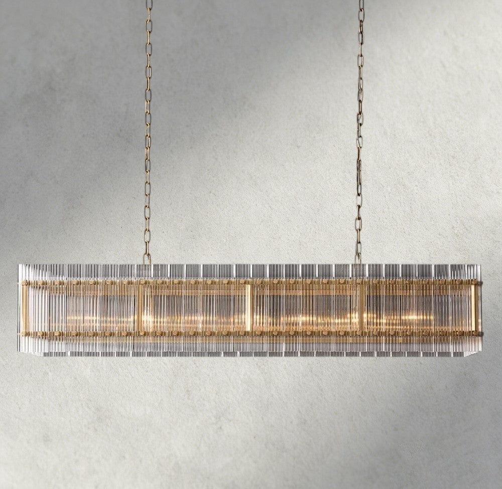 San Marco Rectangular Chandelier 54", 72"-chandelier-Jecanoli