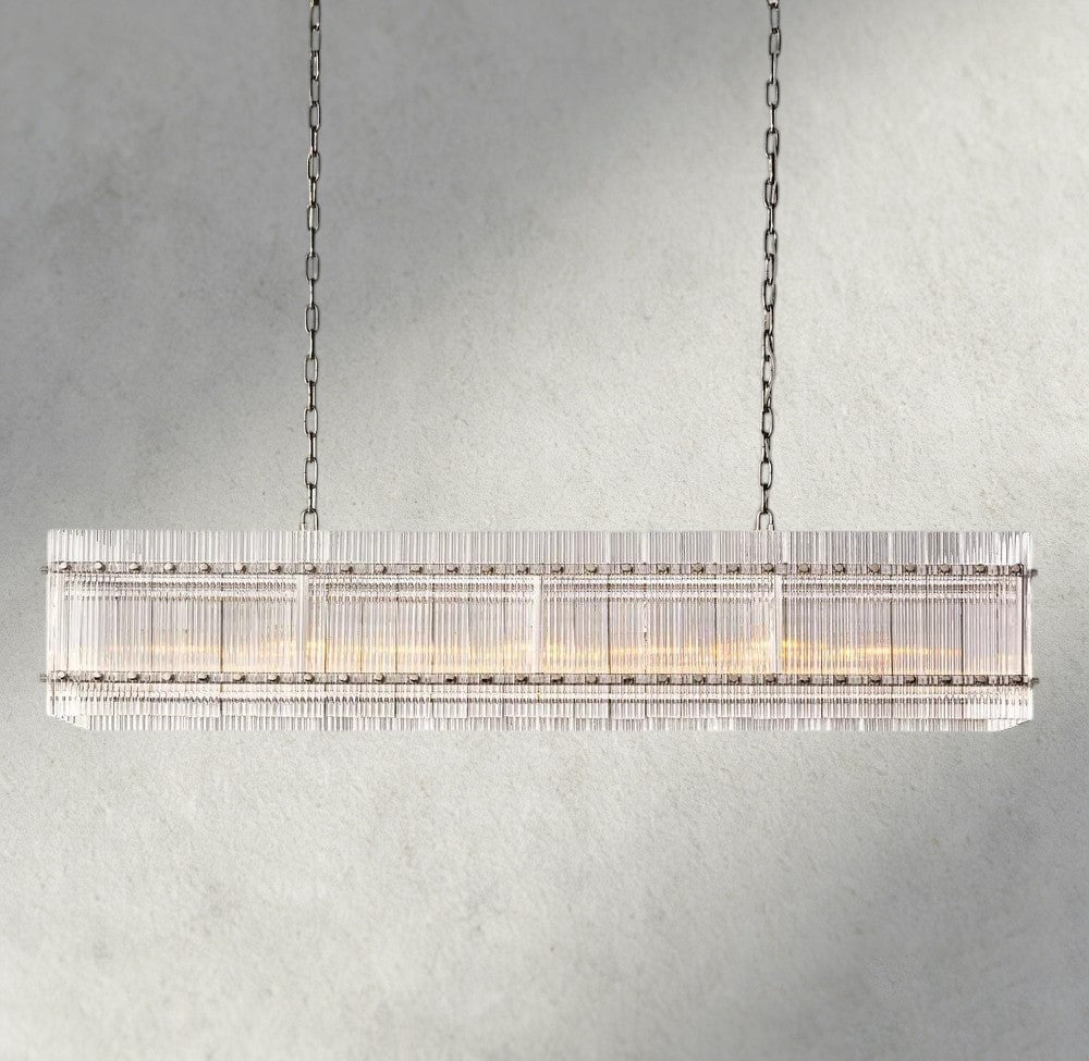 San Marco Rectangular Chandelier 54", 72"-chandelier-Jecanoli