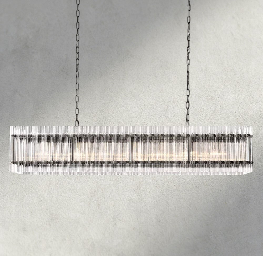 San Marco Rectangular Chandelier 54", 72"-chandelier-Jecanoli