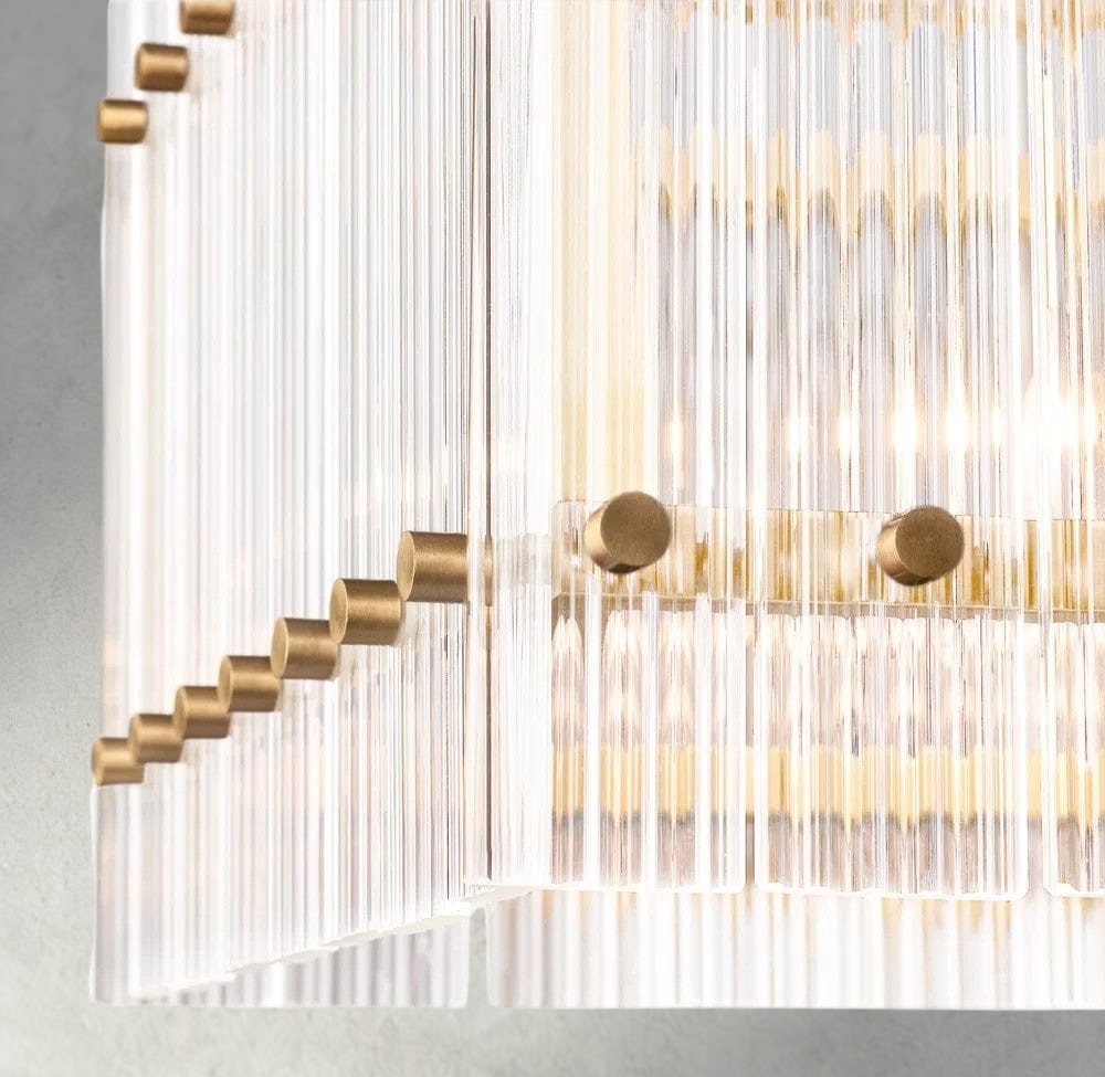 San Marco Rectangular Chandelier 54", 72"-chandelier-Jecanoli