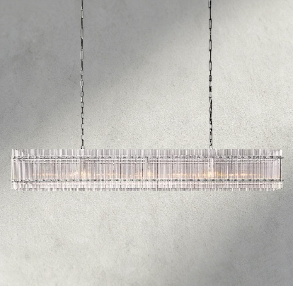 San Marco Rectangular Chandelier 54", 72"-chandelier-Jecanoli