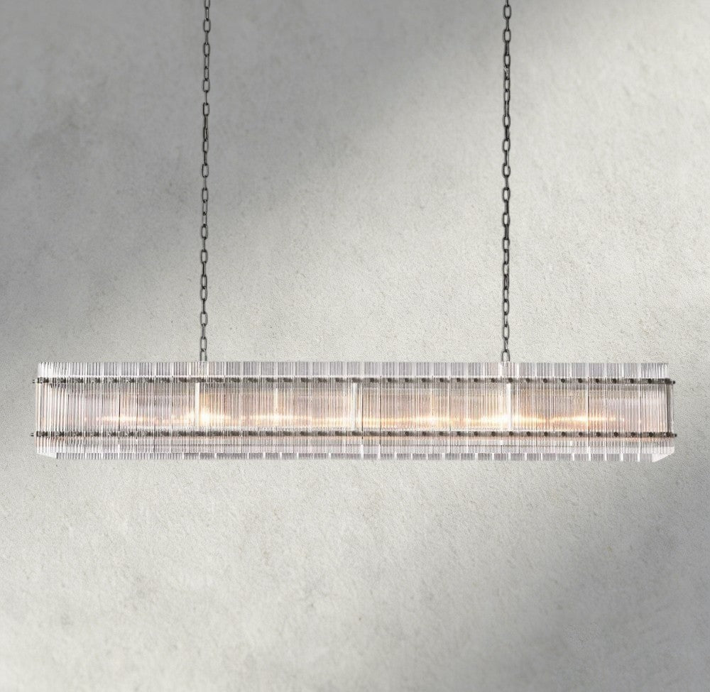 San Marco Rectangular Chandelier 54", 72"-chandelier-Jecanoli