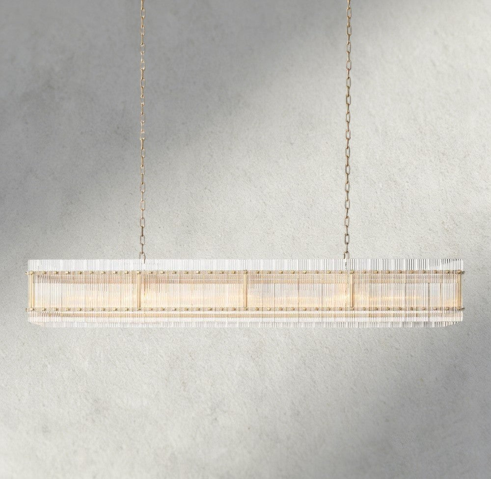 San Marco Rectangular Chandelier 54", 72"-chandelier-Jecanoli