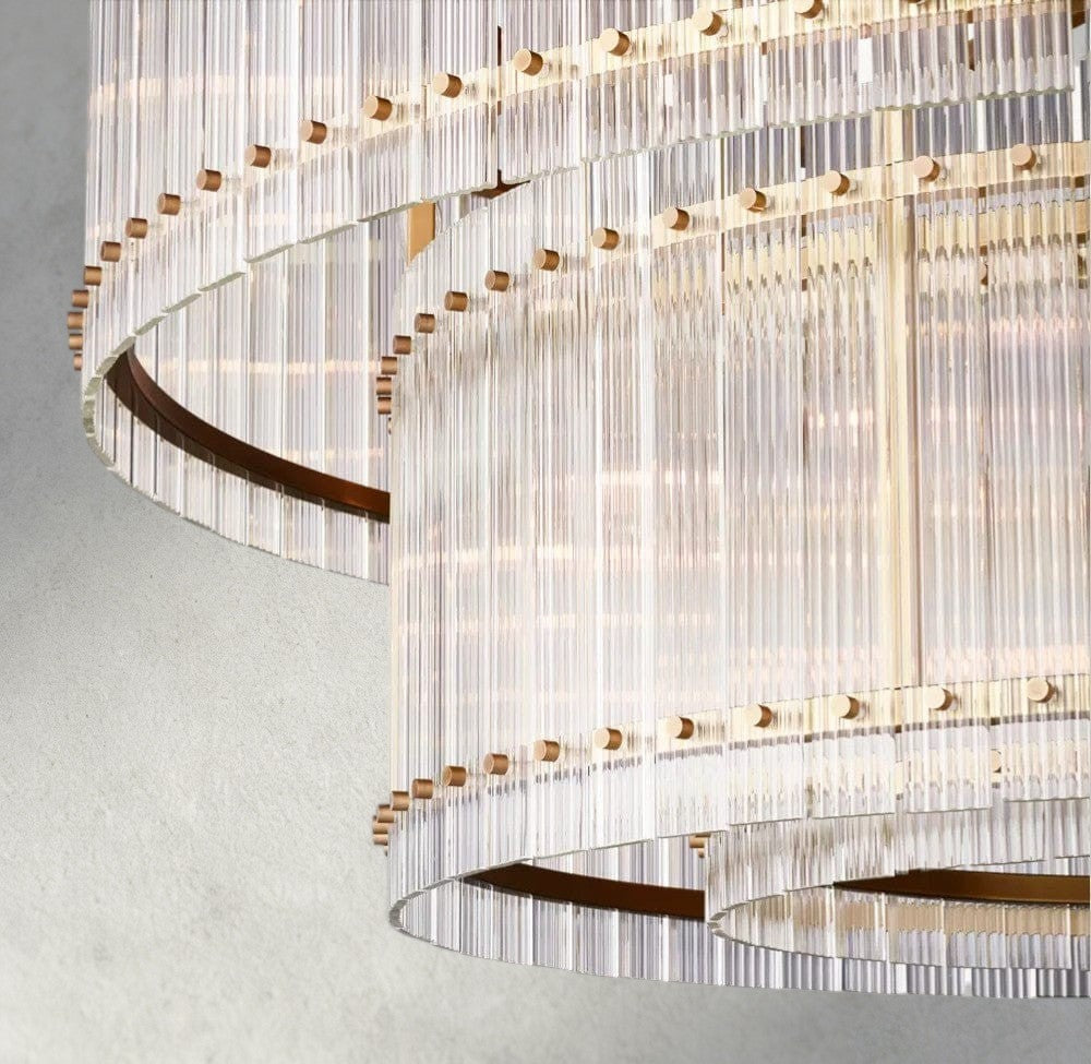 San Marco Two-Tier Round Chandelier 22", 37", 48", 60"-chandelier-Jecanoli