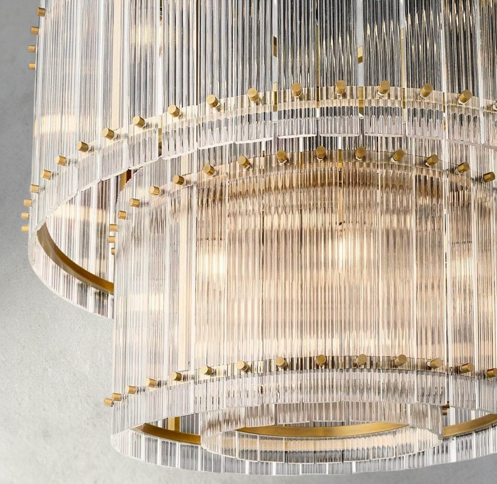 San Marco Two-Tier Round Chandelier 22", 37", 48", 60"-chandelier-Jecanoli