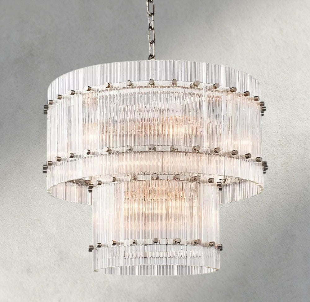 San Marco Two-Tier Round Chandelier 22", 37", 48", 60"-chandelier-Jecanoli