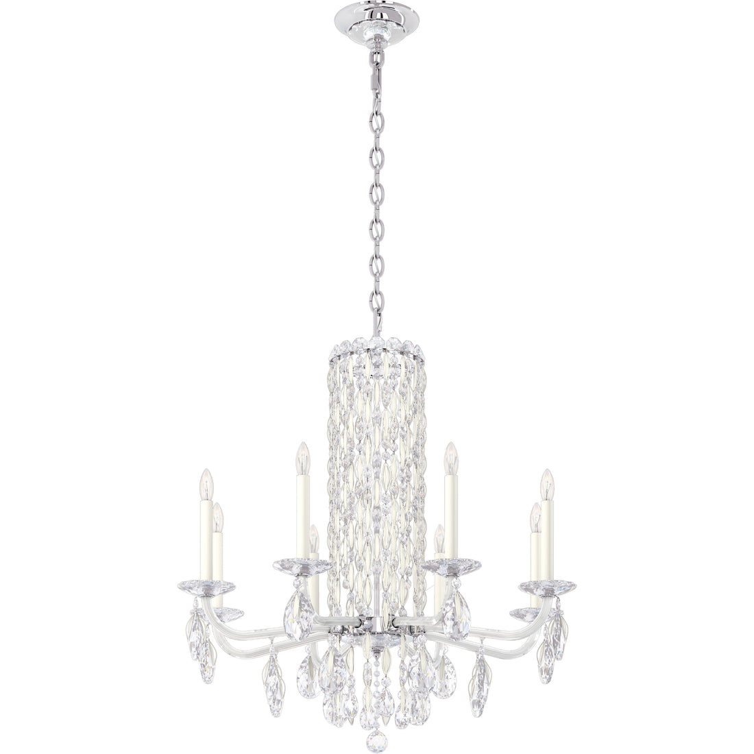 Savona 8-light crystal chandelier 30"