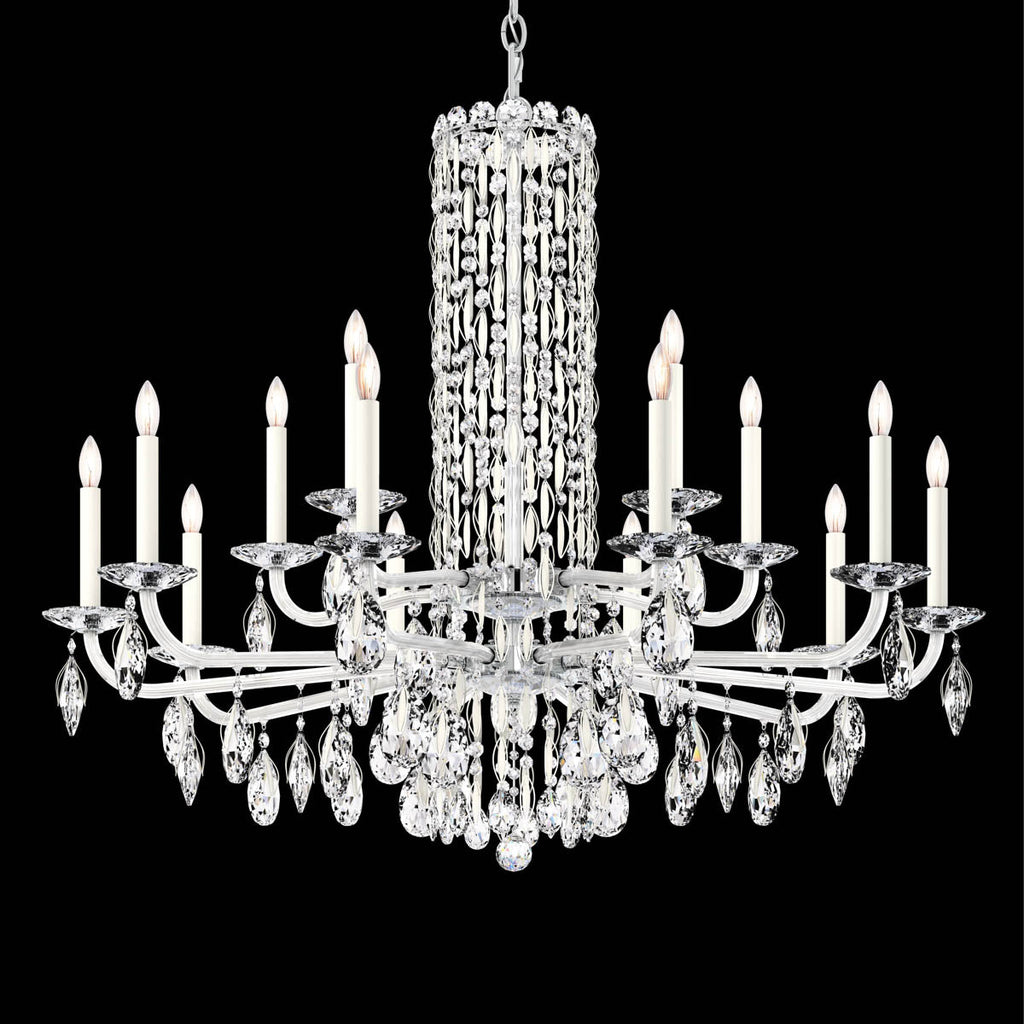 Savona Short Column Crystal Chandelier 41"