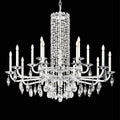 Savona Short Column Crystal Chandelier 41"