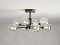 Sera Glass Globe Flushmount-Flushmount-Jecanoli