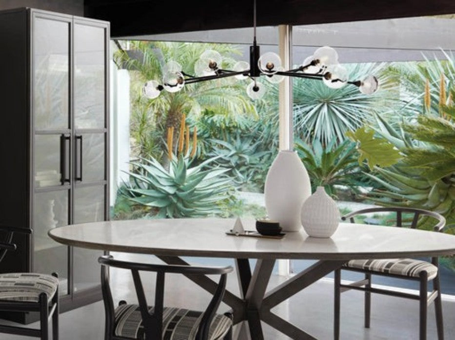 Sera Glass Globe Flushmount-Flushmount-Jecanoli