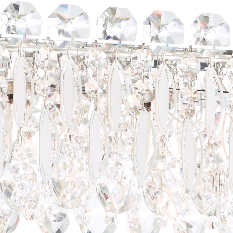 Serenna 18-Light Unique Statement Drum Chandelier with Clear Heritage Crystal