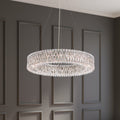 Serenna 18-Light Unique Statement Drum Chandelier with Clear Heritage Crystal