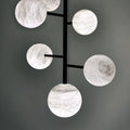 Sian Modern Sphere Delight - Modern Artistic Alabaster Pendant Light - Jecanoli