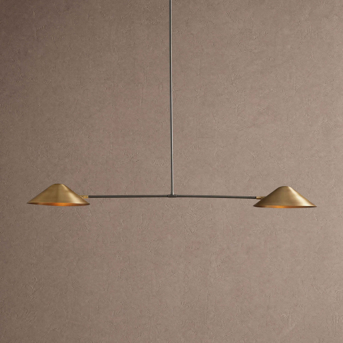 Simms 2-Light Linear Chandelier - Jecanoli