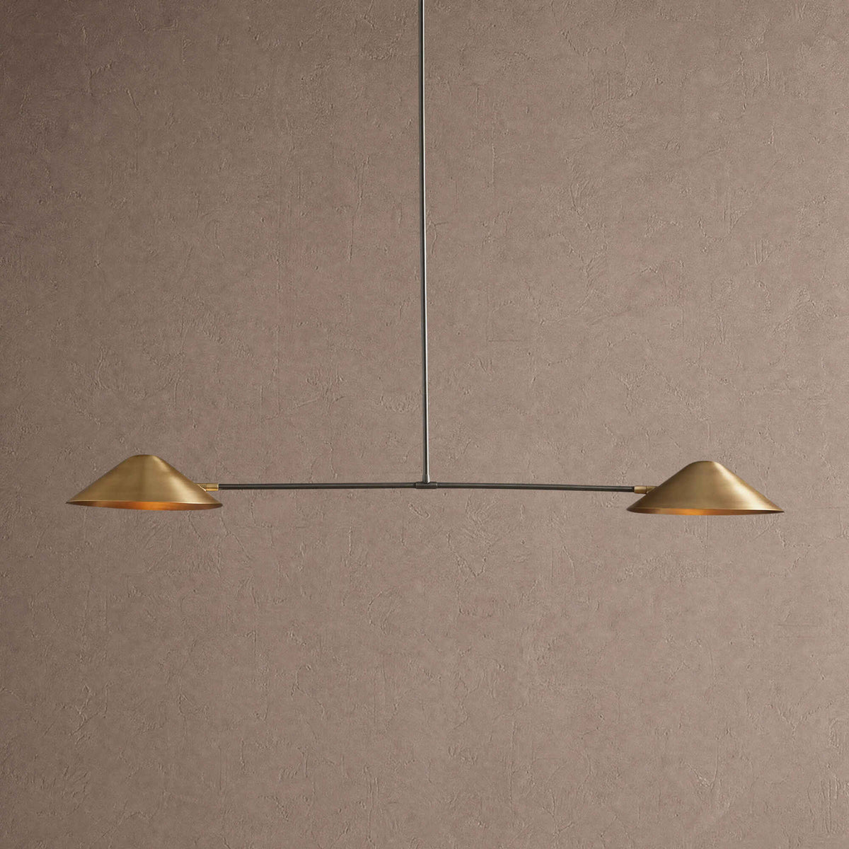 Simms 2-Light Linear Chandelier - Jecanoli