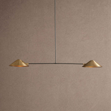 Simms 2-Light Linear Chandelier - Jecanoli