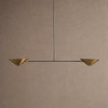 Simms 2-Light Linear Chandelier - Jecanoli