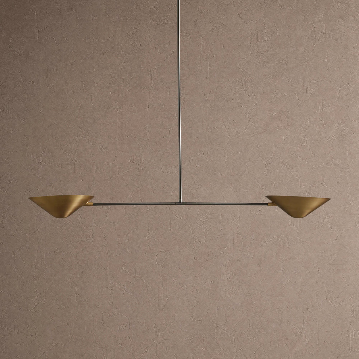 Simms 2-Light Linear Chandelier - Jecanoli