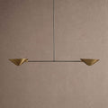 Simms 2-Light Linear Chandelier - Jecanoli