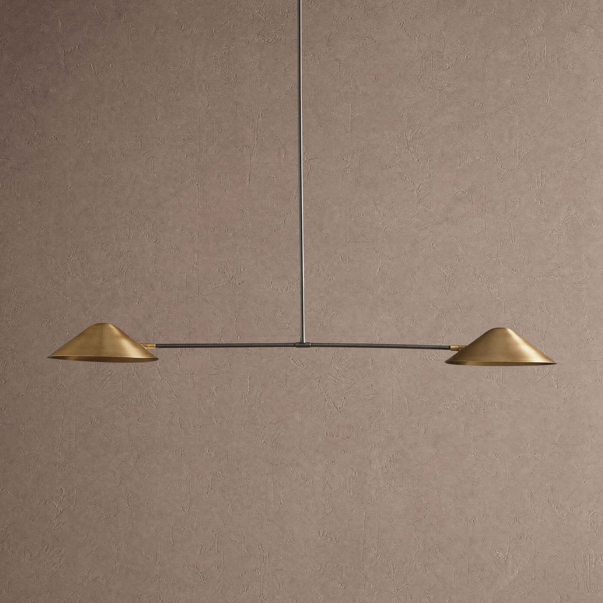Simms 2-Light Linear Chandelier - Jecanoli