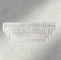 Sirene Clear Glass Rectangular Chandelier 59