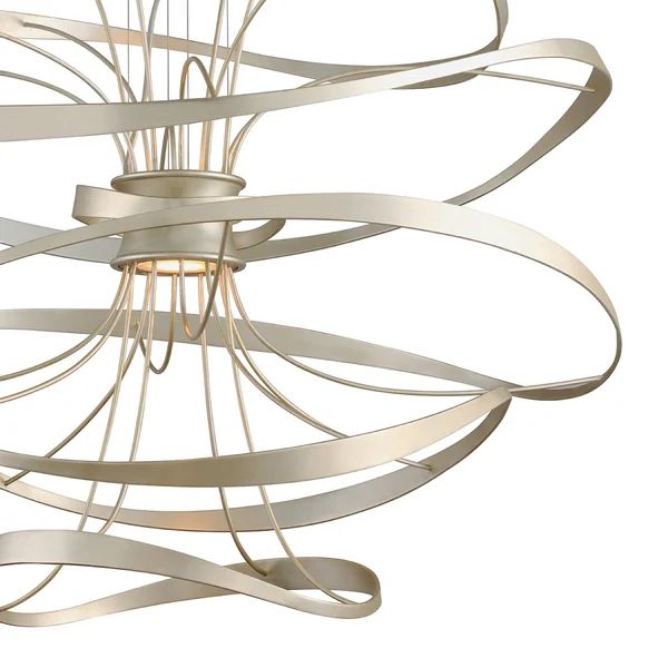 Smithereens Pendant Chandelier - Silver16.5" H x 18" W x 18" D-Jecanoli