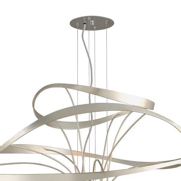 Smithereens Pendant Chandelier - Silver16.5" H x 18" W x 18" D-Jecanoli