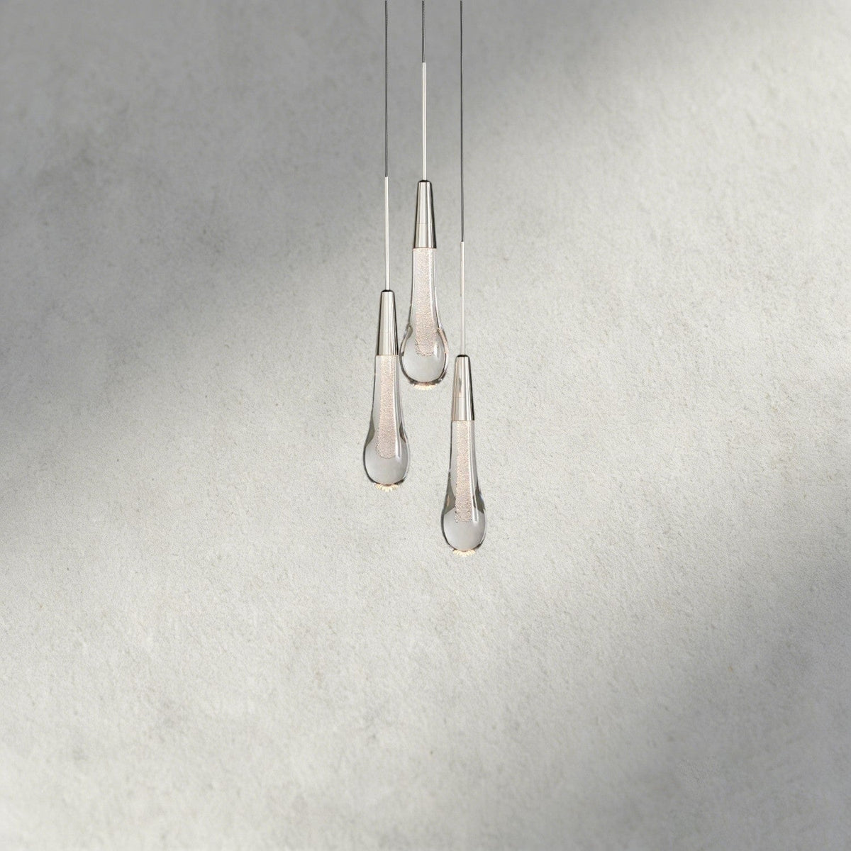 Nickle Soltaire Cluster Pendant