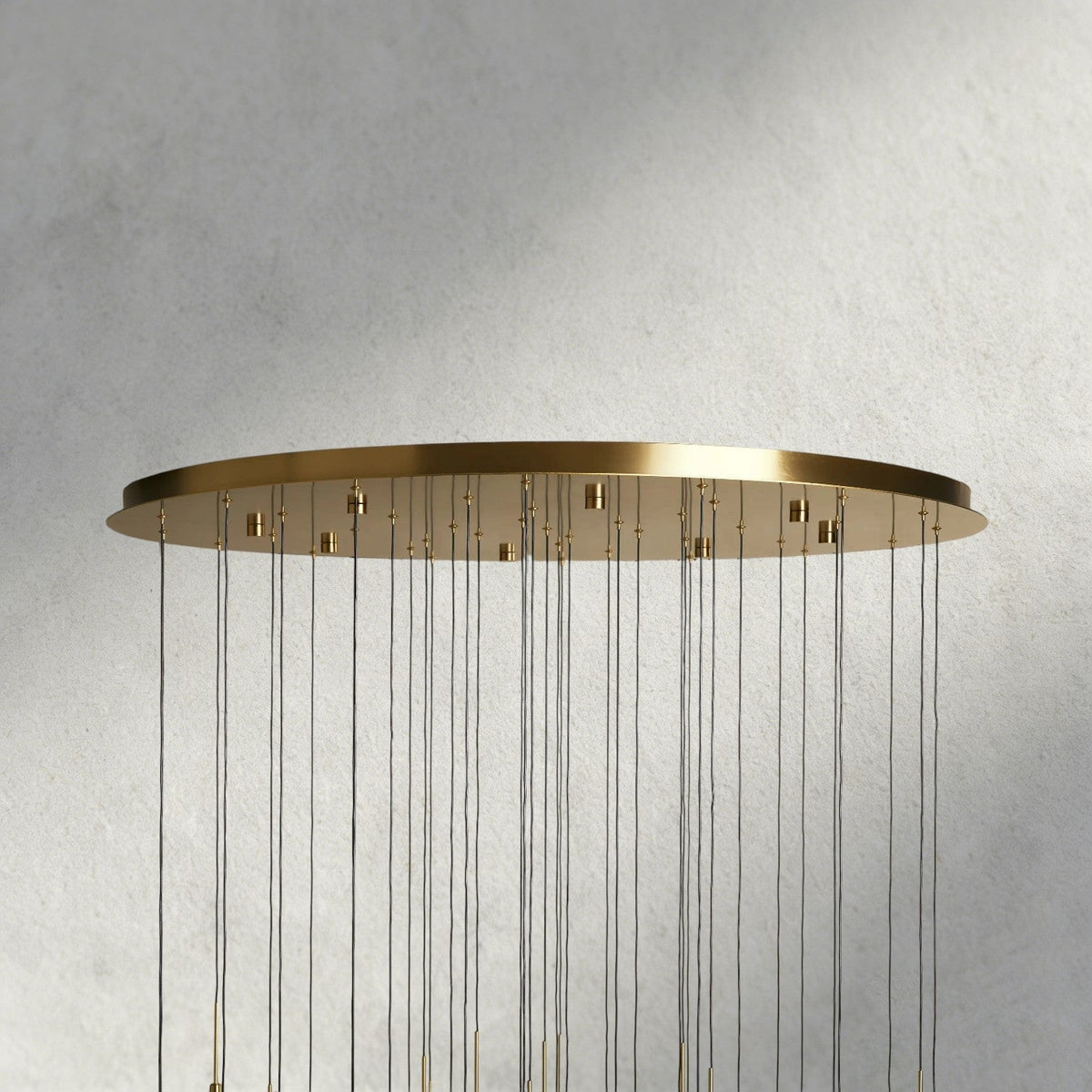 Soltaire Round Chandelier 17", 24", 36", 58"