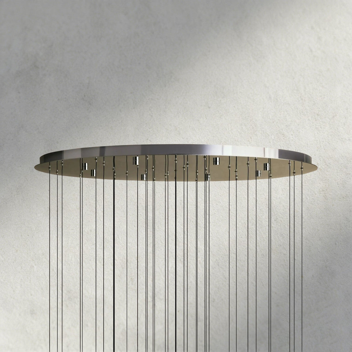 Soltaire Round Chandelier 17", 24", 36", 58"