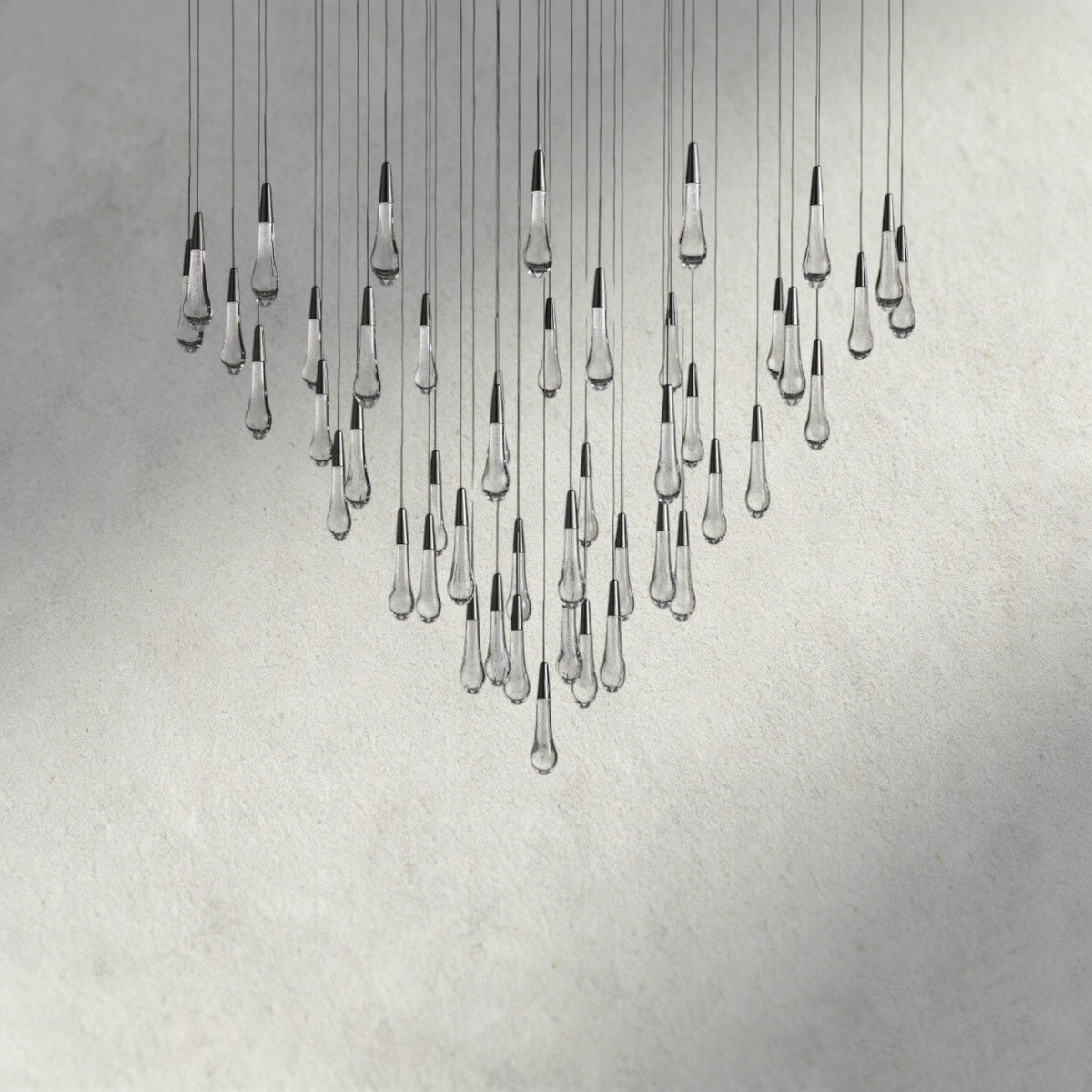 Soltaire Round Chandelier 17", 24", 36", 58"