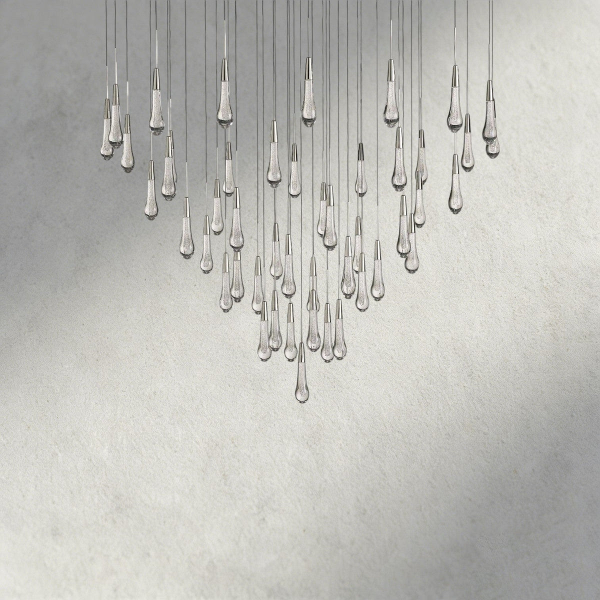 Soltaire Round Chandelier 17", 24", 36", 58"