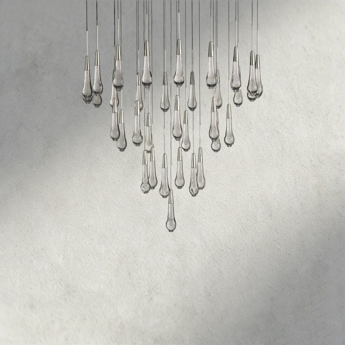 Soltaire Round Chandelier 17", 24", 36", 58"