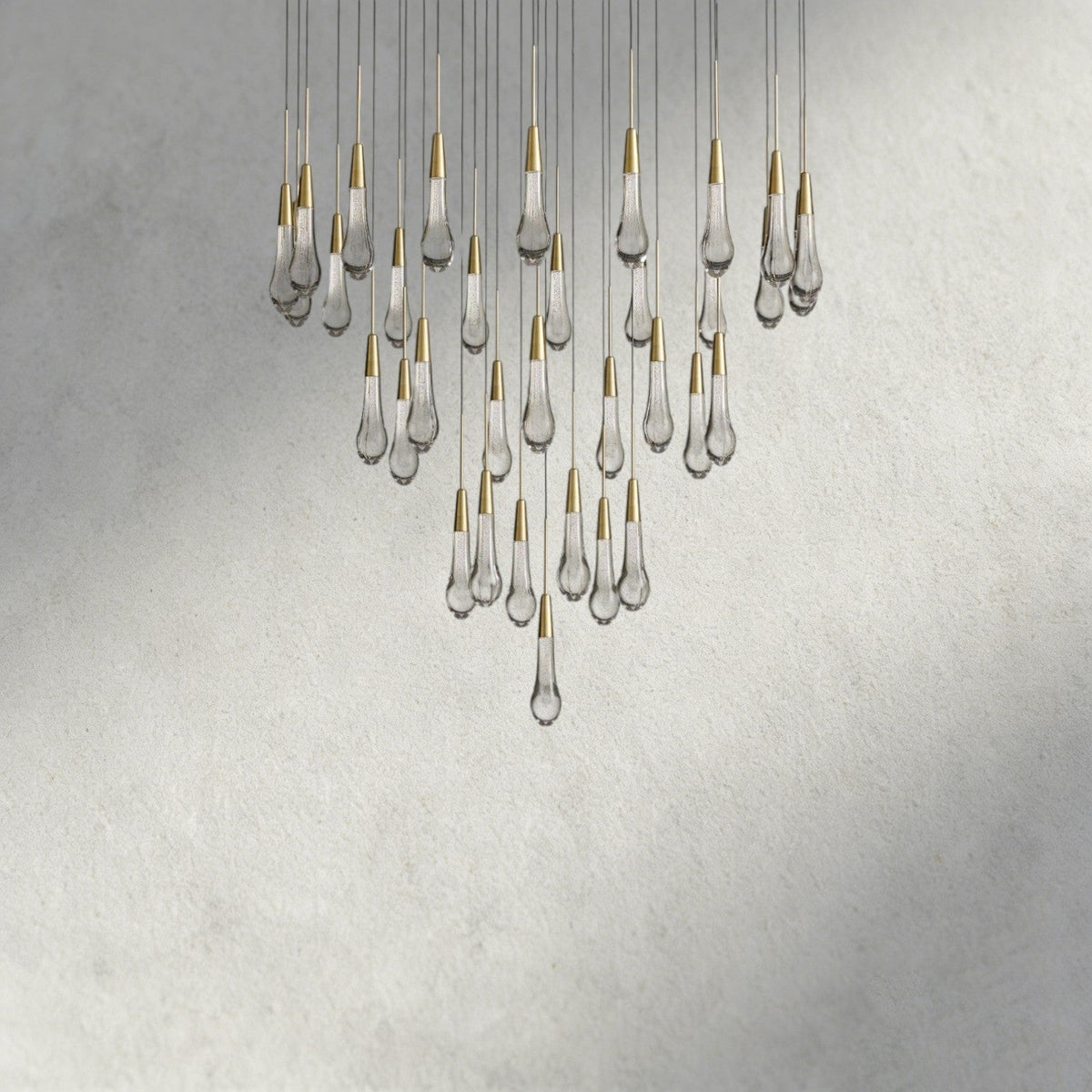 Soltaire Round Chandelier 17", 24", 36", 58"