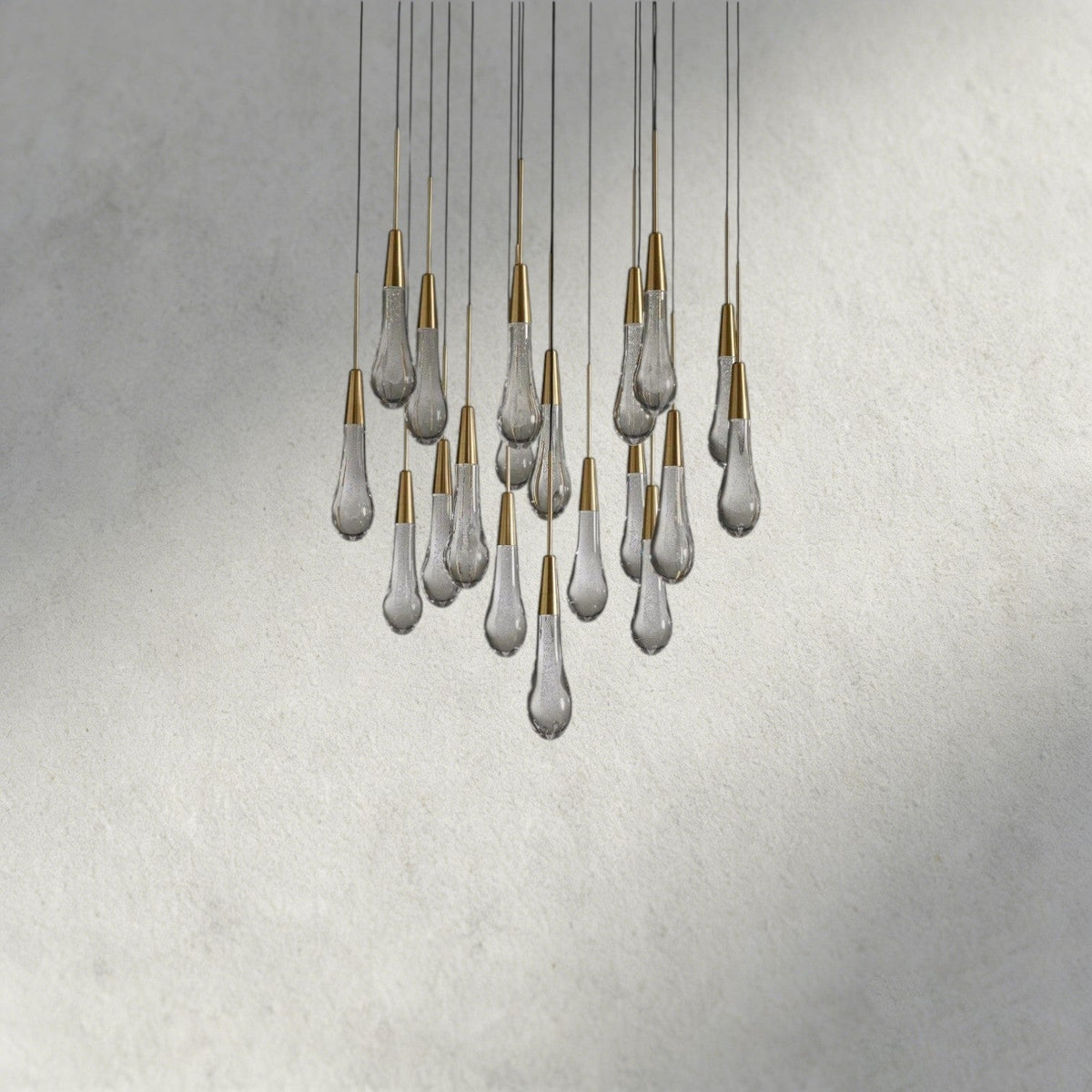 Soltaire Round Chandelier 17", 24", 36", 58"