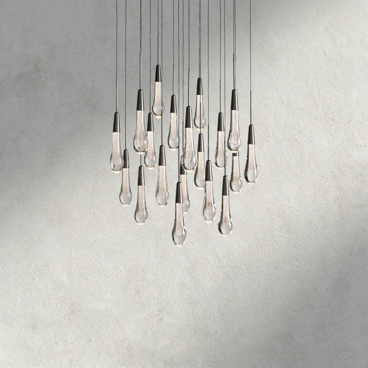 24" / Bronze Soltaire Round Chandelier 17", 24", 36", 58"