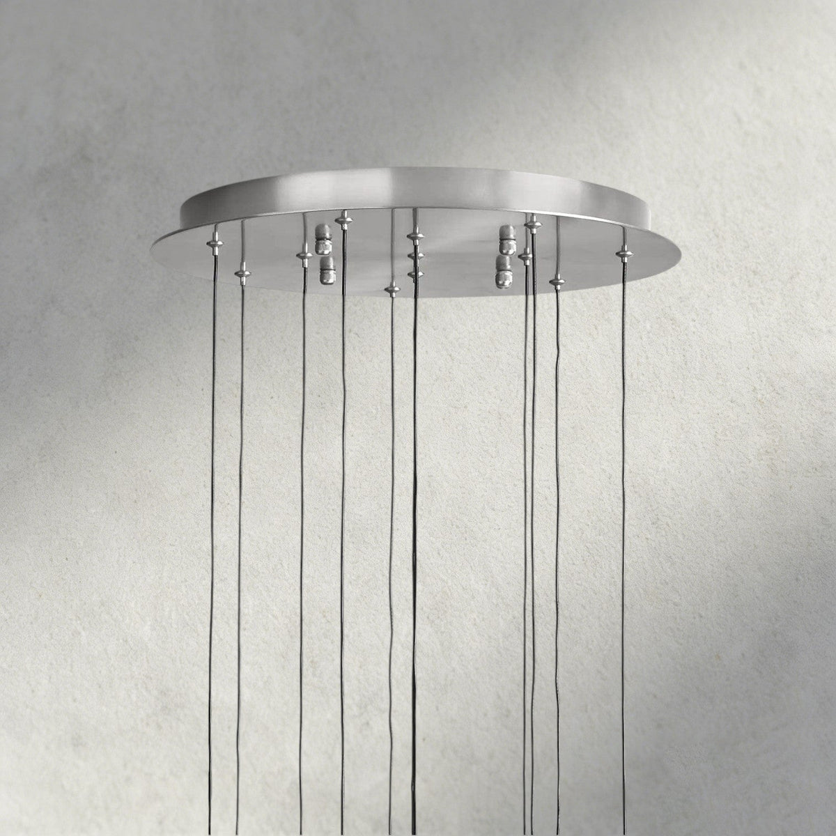 Soltaire Round Chandelier 17", 24", 36", 58"