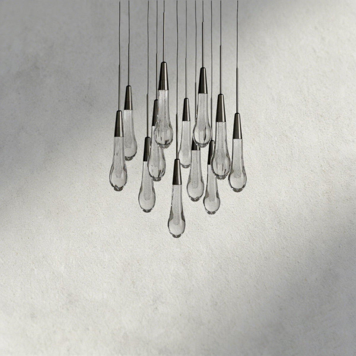 Soltaire Round Chandelier 17", 24", 36", 58"